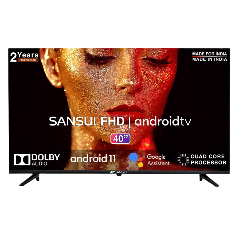 Buy Sansui 102 Cm 40 Inch Full Hd Smart Android Tv With Dolby Audio 2021 Model Online Croma 1827